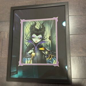 Jasmine Becket-Smith Framed Print of Disney’s Maleficent